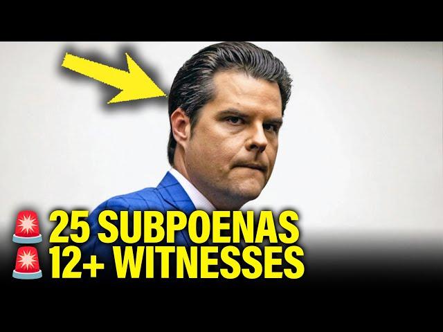 Matt Gaetz BLINDSIDED as Investigators MAKE THEIR MOVE