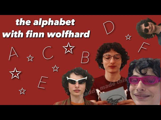 the alphabet with finn wolfhard