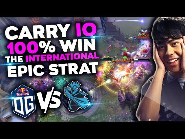 OG vs NEWBEE - ana Carry IO (Wisp) 100% 200 IQ Win Strat by OG TI9 THE INTERNATIONAL 2019 DOTA 2