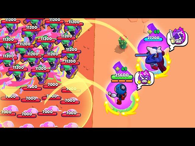 OP HYPERCHARGE vs WALLS BROKEN 999 NOOBS ⭕ Brawl Stars 2025 Funny Moments, Fails ep.1610