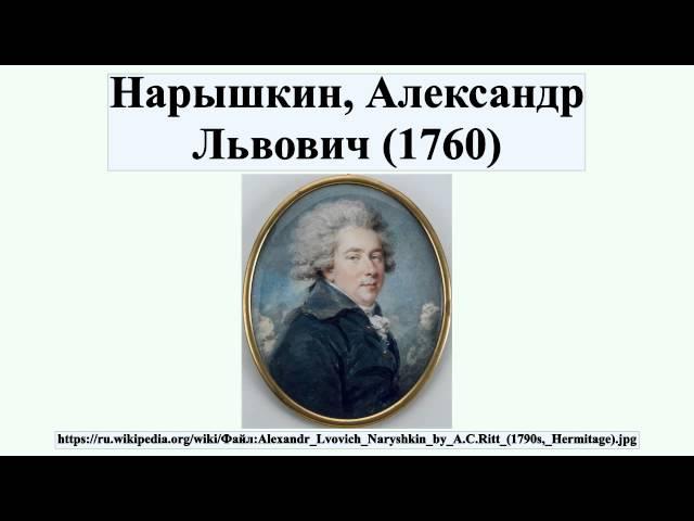 Нарышкин, Александр Львович (1760)