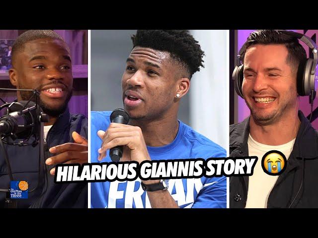 Giannis Asking About Tennis Is Amazing | JJ Redick and Frances Tiafoe