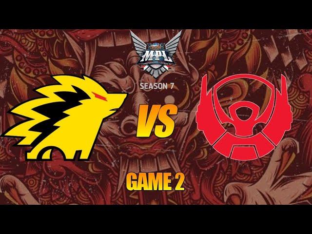 MPL SEASON 7 | ONIC ESPORT VS BTR ALPHA | GAME 2 !!!