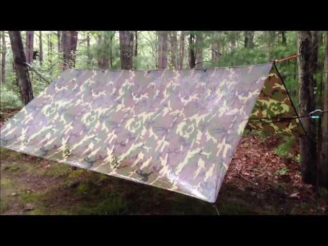 Wet Weather Tarp Camping Overnighter - Summer Rain