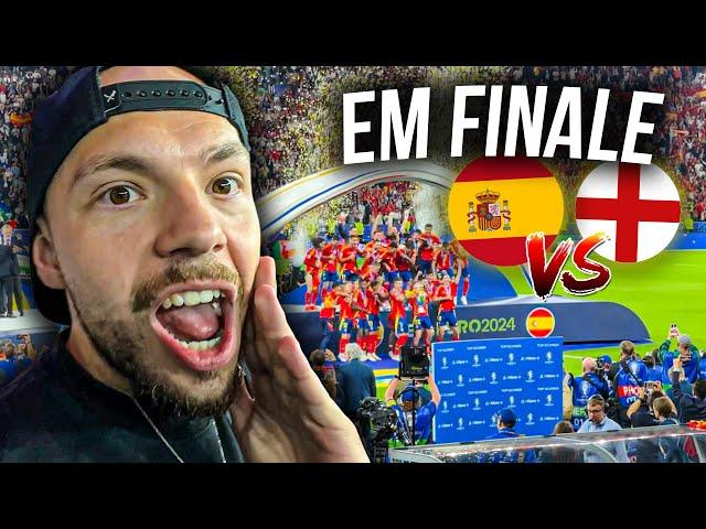 WILDER EM FINALE STADION VLOG! *Spanien vs England*