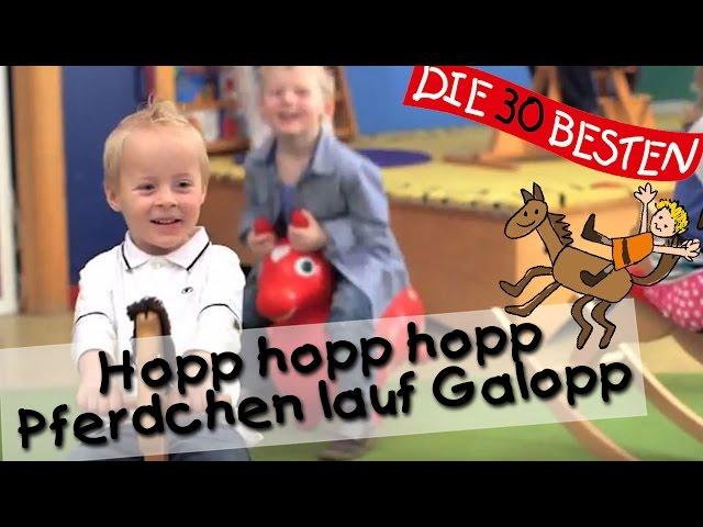  Hopp hopp hopp Pferdchen lauf Galopp - Singen, Tanzen und Bewegen || Kinderlieder