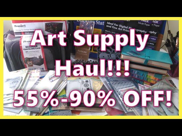 55%-90% off Art Supply Haul from Jerry's & AC Moore!