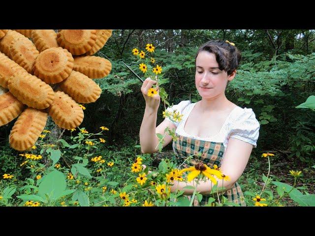 Baking Honey Cakes in 1796 |ASMR Fire Cooking| Real Historic Recipe