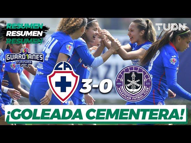 Resumen y goles | Cruz Azul 3-0 Mazatlán | Torneo Guard1anes 2021 Liga MX - J12 | TUDN