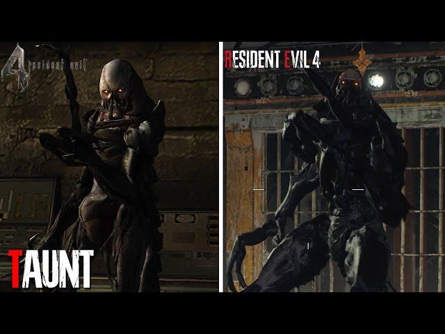 Resident Evil 4 Remake - Verdugo Animation Details (Original vs Remake)