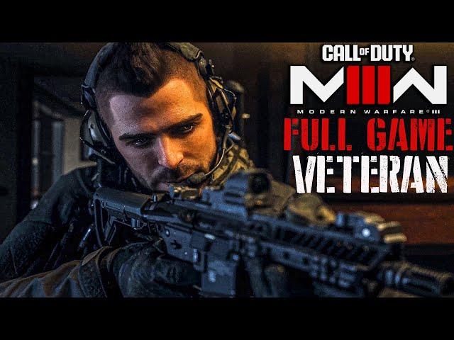 Call of Duty Modern Warfare 3｜2023｜Veteran Difficulty｜Full Game Playthrough｜4K HDR