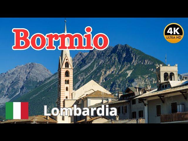 Bormio, Italy  4K Walking Tour - July 2024