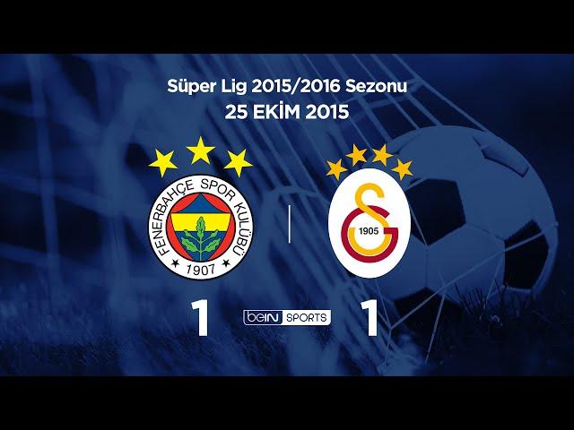 25.10.2015 | Fenerbahçe-Galatasaray | 1-1