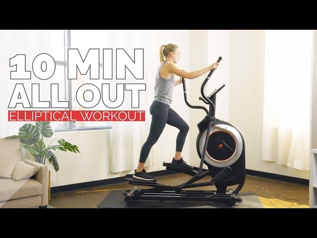 10 Min All-Out Elliptical HIIT Workout