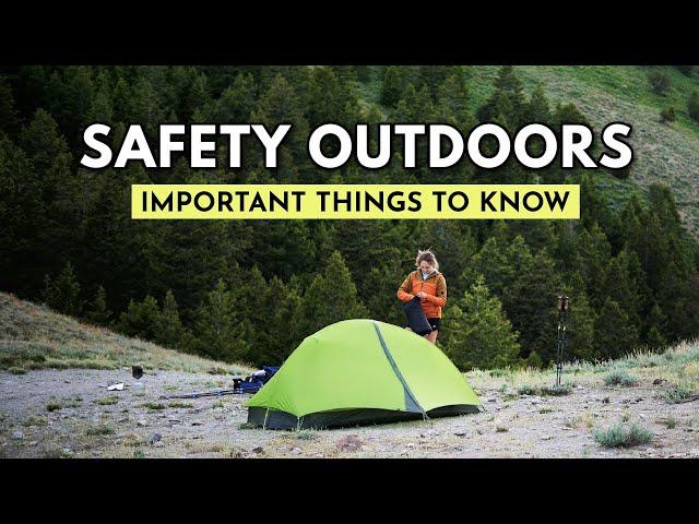 OUTDOOR SAFETY TIPS for Camping and Hiking w/ Austin from Fieldcraft Survival (important to know!!)