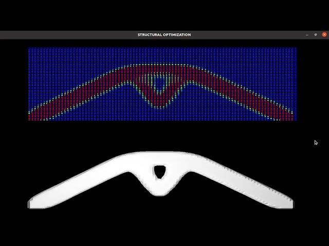 GPU Computed Topology Optimisation (Realtime) 03