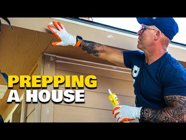 Preparing To Paint a House.  House Painting Instructions & Hacks.