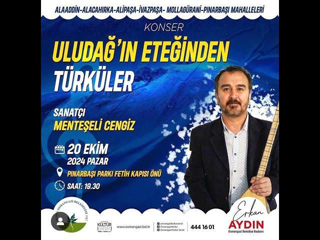 #CANLI  Uludağ'ın Eteğinden Türküler