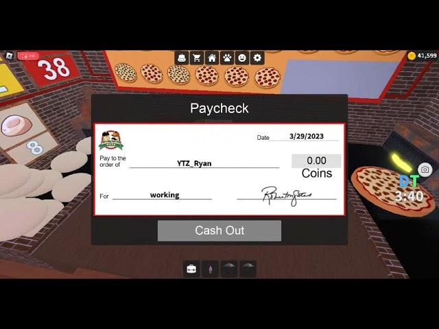 Random money glitch? (work at a pizza place) (SUBSCRIBE TO MY NEW CHANNEL LINK BELOW)