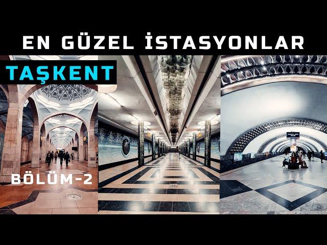 Dünya'nın En Güzel Metro İstasyonlarını Gezdim! Taşkent VLOG