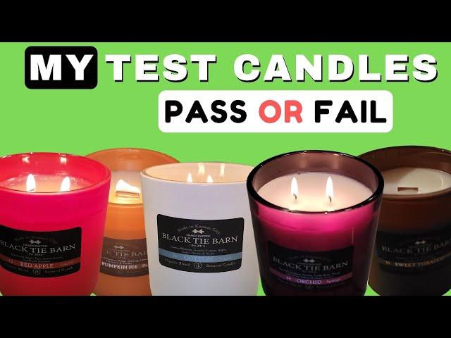 Candle & Wick Testing - PASS or FAIL (Evaluating My Recent Test Candles)