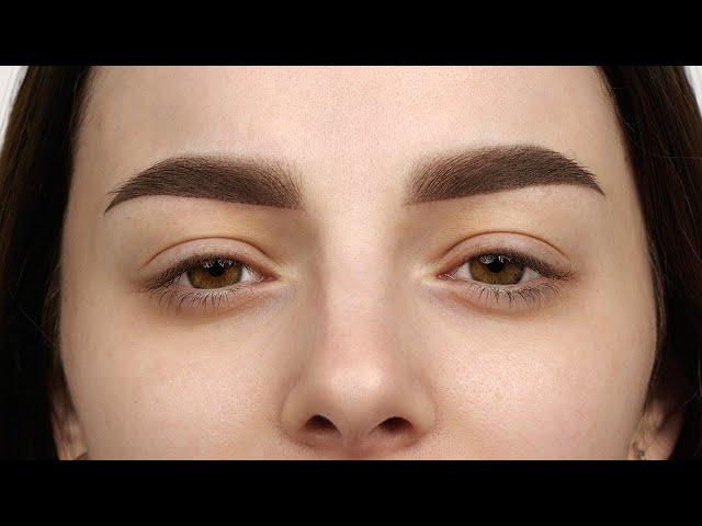 Ombre Brows - overview of the procedure - steps by step