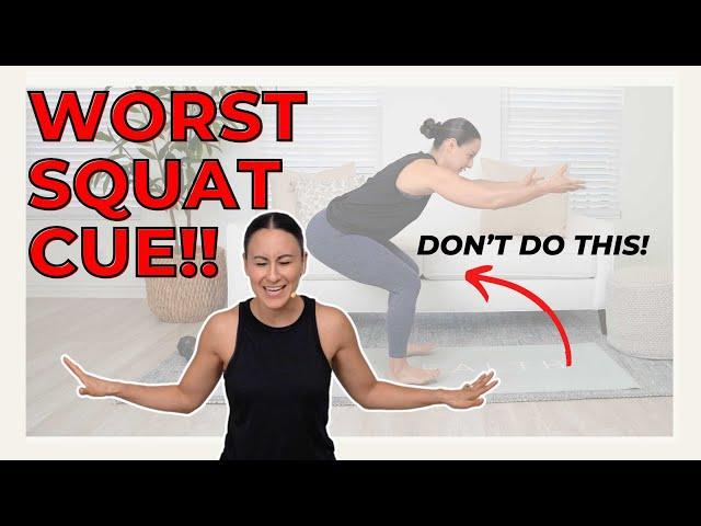 Worst Cue:  Don’t Squat Into Your Heels