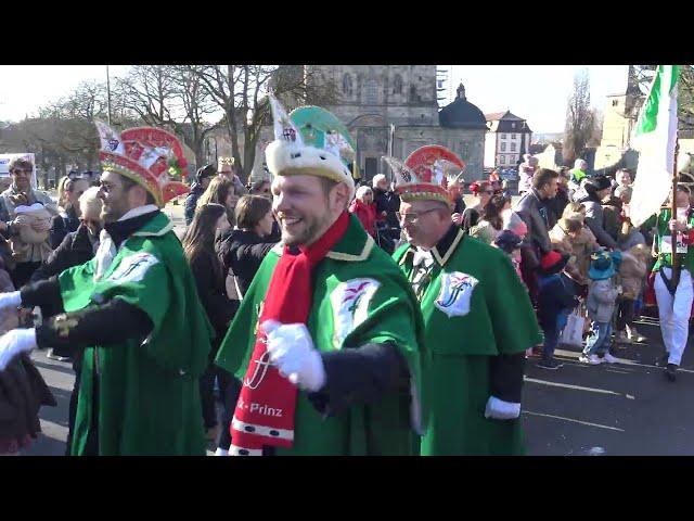 Foaset in Fulda - Kinderumzug 2025 - Die Fuldaer Karnevalsgesellschaft FKG mit dem Prinz von Fulda