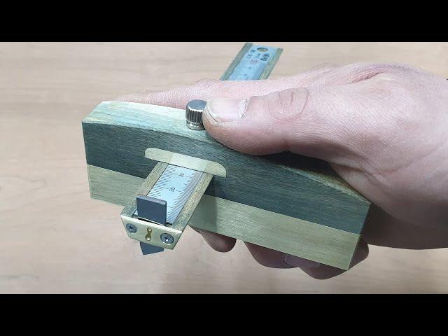 [Woodworking] Make a marking gauge/Homemade Ruler Marking Gauge