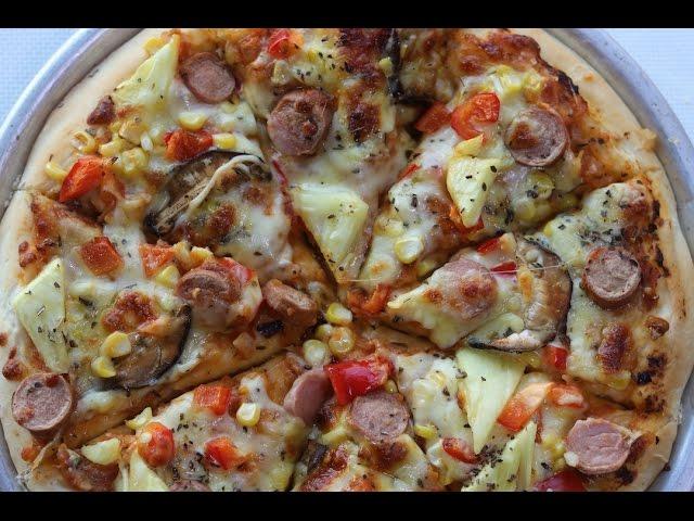 How to make pizza/quick & easy pizza recipe -- Cooking A Dream