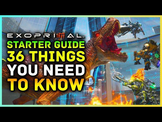 Exoprimal Starter Guide - 36 Things You Need To Know! Tips, Missions, Characters, Lore & More!