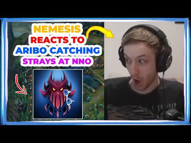 Nemesis Reacts to ARIBO Catching STRAYS at NNO Tournament 