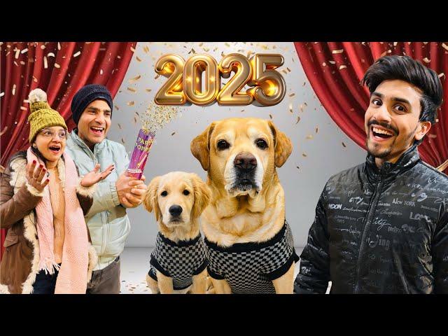 Happy New Year 2025 | Leo & Reo First time in Snow | Anant Rastogi