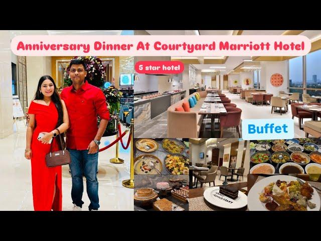 Anniversary Dinner At Courtyard By Marriott | 5 Star Buffet Food In Navi Mumbai | Unlimited Buffet |