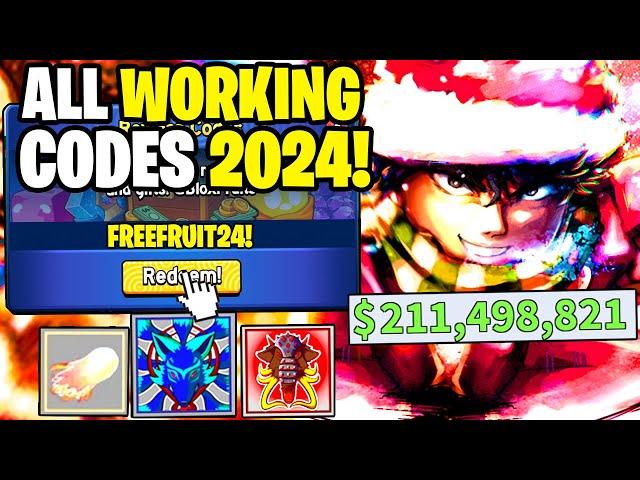 *NEW* ALL WORKING CODES FOR BLOX FRUITS IN NOVEMBER 2024! ROBLOX BLOX FRUITS CODES