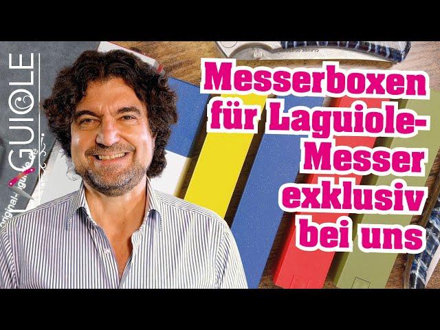 kleine abschliessbare Messerboxen PASCAL für 1 Laguiole-Messer in verschiedene Farben