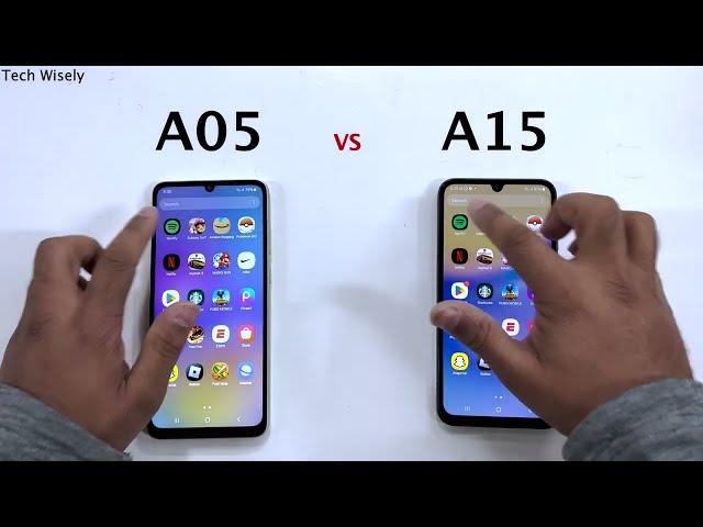 SAMSUNG A05 vs A15 - Speed Test