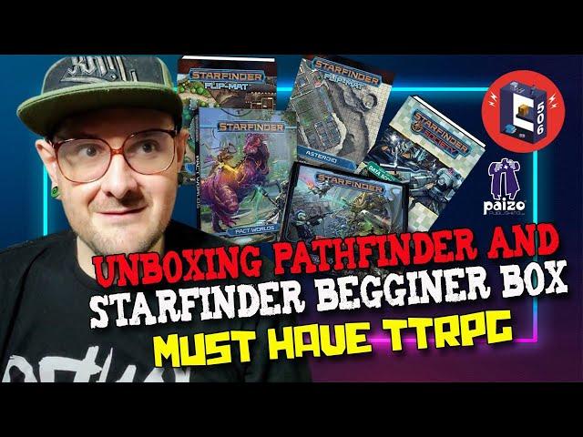 Unboxing  Paizo Pathfinder & Starfinder Begginer Box - Todd Mcfarlane in RPG Games? 5000 followers!