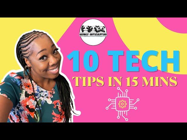 10 Tech Tips in 15 minutes | The Think Dyslexia Network