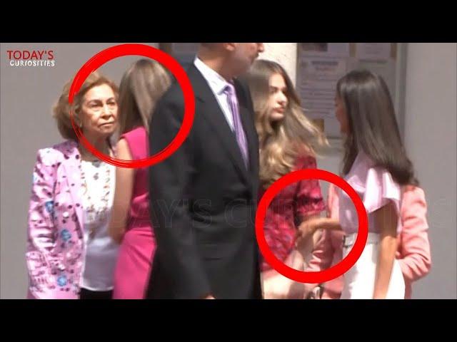 Queen Letizia disputes with Queen Sofia Who keeps Princess Leonor