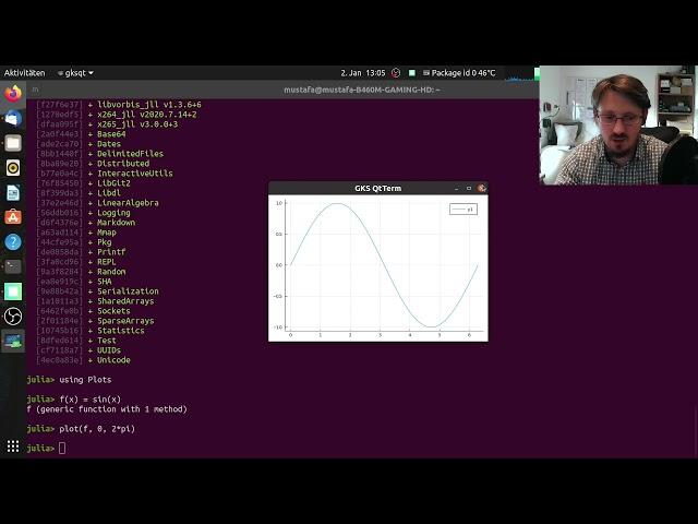 Julia Plots Tutorial 1: Installation & First Plots