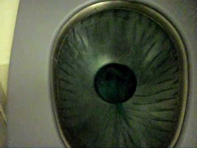 Toilet flush over Siberia in a Russian Ilyushin IL 96 aircraft