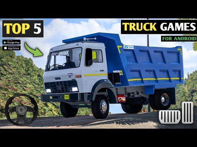 TOP 5 BEST TRUCK SIMULATOR GAMES FOR ANDROID IOS || NEW TRUCK SIMULATOR GAMES 2025