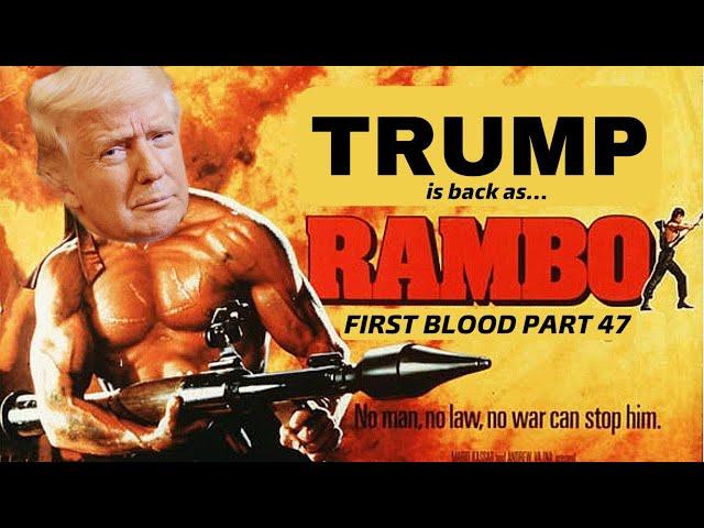 Rambo Trump Escapes ~ try not to laugh