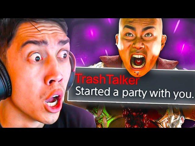 Playing a TRASH TALKER and ARGUING with Him on Mortal Kombat 11!