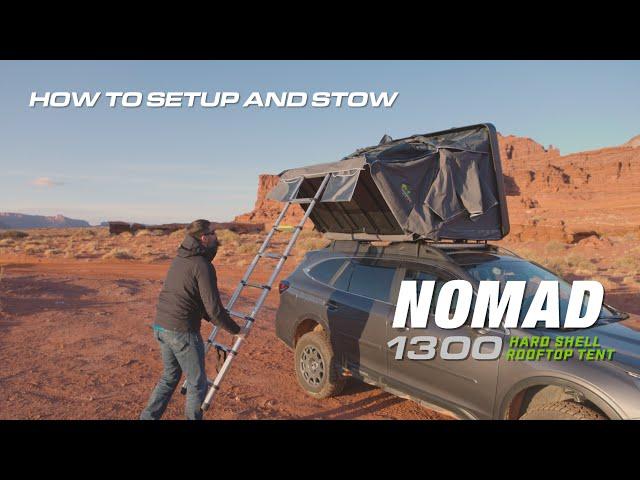 How To Setup and Stow Your Nomad 1300 Rooftop Tent | Ironman 4x4