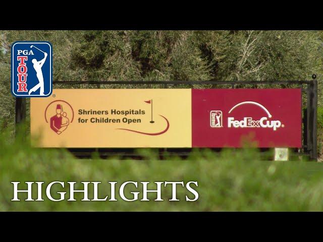 Highlights | Round 1 | Shriners 2018