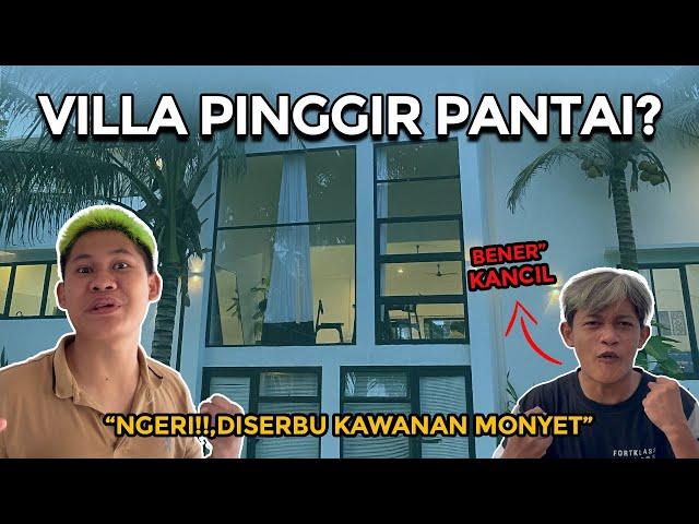 YONAS KANCIL TAK TERKALAHKAN BALAP LARI DI PANTAI⁉️NGINEP DI VILLA BARENG TEAM