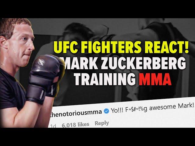 UFC Fighters REACT to Mark Zuckerberg MMA Training