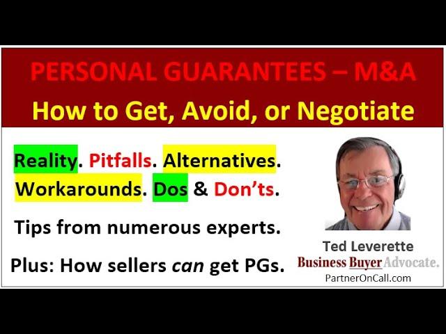 How to Get, Avoid, or Negotiate Personal Guarantees